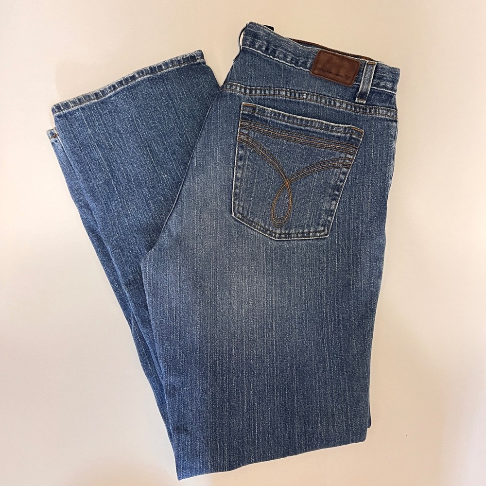 Calvin Klein Jeans Y2K Bootcut Denim Blue Perfect‎ Medium Wash Women's Size 12